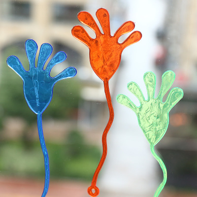 Elastic Retractable Sticky Hand Toy Sticky Palm Climbing Wall Sticky Small Hand Creative Tricky 80 S Nostalgic Small Toy
