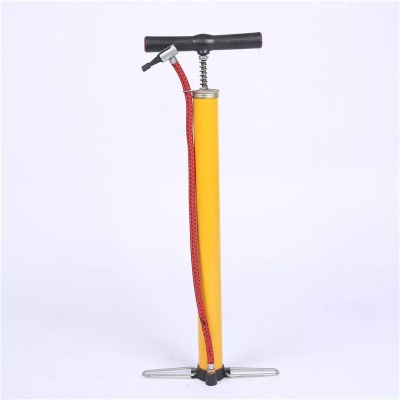 [Huabao] Factory Direct Sales Tire Pump Double Ankle Ring Plastic Handle Bicycle High Pressure Home Car Bicycle