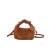 Popular Pleated Fur Bag 2022 Autumn and Winter New Fashion All-Match Handbag Trendy Crossbody Plush Bag Women