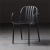 Light Luxury Chair Backrest Cosmetic Chair Plastic Chair Nordic Hollow Dining Chair Modern  Chair Household Dining Chair