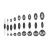 Factory Wholesale Measuring Seasoning Spoon 9-Piece Set Baking at Home Stainless Steel Coffee Measuring Spoon Magnetic Suction Double-Headed Measuring Spoon