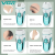 VGR cordless lady shaver V-700 rechargeable lady epilator 4 in1