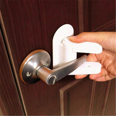 Door Handle Safety Lock Anti-Theft Child Safety Lock Door Lever Lockabs Child Safety Anti-Open Door Security Lock