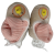 Small Yellow Duck Children's Warm with Velvet Short Tube Indoor Baby Shoes India Russia Europe America Middle East Best Selling