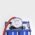 Tire Pump Pedal Double Tube Foot-Operated Inflator Tire Pump Portable Bicycle Battery Car