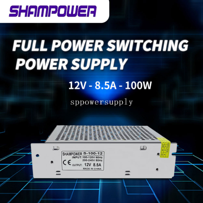 SMPS Led DC 12v8.5a Led Switching Power Supply 100W Security Monitor Adapter Power Supply
