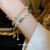 Real Gold Electroplated Bamboo Freshwater Pearl Bracelet French Artistic Retro Affordable Luxury Adjustable Bracelet Fashion Ornament Women
