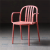 Light Luxury Chair Backrest Cosmetic Chair Plastic Chair Nordic Hollow Dining Chair Modern  Chair Household Dining Chair