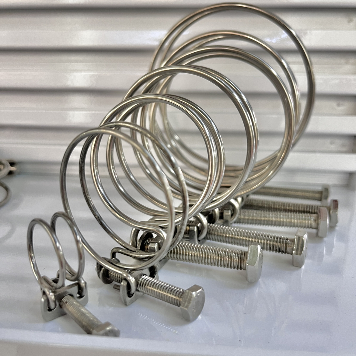 双钢丝卡箍201不锈钢双钢丝喉箍 钢丝箍 消防水带 胶管卡箍