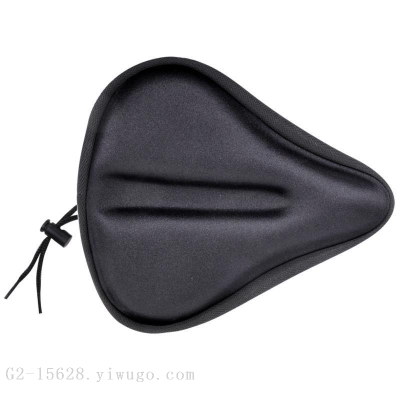 Plus-Sized Large Widened Bicycle Silicone Cushion Cover Thickened Mountain Electric Car Gel Saddle Seat Cover Bicycle Accessories