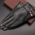 Baihu King Genuine Leather Sheepskin Autumn and Winter Fleece-Lined Warm British Men's Color Stripe Touch Screen Fleece-Lined Riding Driving Gloves