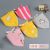 Newborn Saliva Towel Newborn Cute Cotton Custom Logo Autumn and Winter Cartoon Princess Solid Color Baby's Triangular Hood