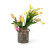 Cross-Border Retro Flower Bucket Dried Flower Bucket Flower Bucket Iron Bucket Flower Arrangement Distressed Flower Bucket Flowerpot Decoration Flower Device Pastoral Iron Sheet Flower Pot