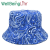 New European and American Paisley Printing Bucket Hat Amazon Double-Sided Wear Men and Women Street Sports Sun-Proof Sun-Proof Basin Hat