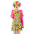 Halloween Clown Costume Adult Men and Women Cosplay Performance Clown Clothes Suit Comedy Show Dress up