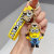 Cartoon Cute Little Huang Ren Key Chain Zodiac Doll Epoxy Car Keychain Pendant Wholesale