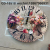 34cm MDF wood clock without glass ancients wall clock strong decoration cheap wall clock