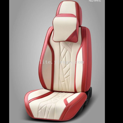 Car Seat Cushion Seat Cover 22 New Car Seat Cover Fully Enclosed Dedicated Full Leather Seat Cushion Four Seasons Universal Seat Cover