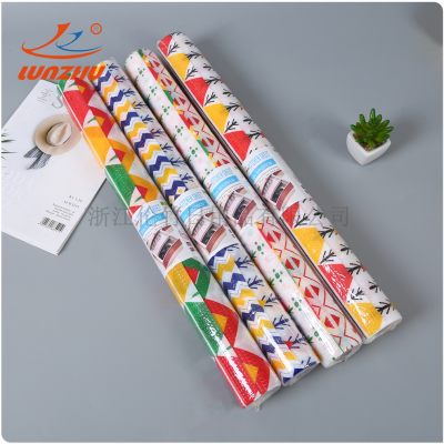 Removable Kitchen and Bedroom Wallpaper Oil-Proof High Temperature Resistant Wall Sticker Pattern Refurbished Waterproof Wall Wallpaper for Cabinet Door Decoration