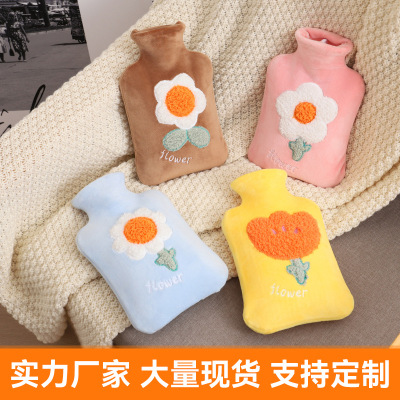 New Cartoon Heating Pad Cute Hot-Water Bag PVC Hot Water Bag Water Injection Wholesale Thickened Explosion-Proof Hand Warmer