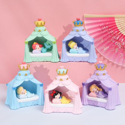 Princess Series Castle Small Night Lamp Creative Girlish Heart Hand-Made Gift Ins Style Girl Room Decoration Star Light