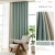 Japanese-Style Cotton And Linen Full Shading Bedroom Sun Protection Thermal Insulation Light Luxury Modern Simple Bay Window Curtain Stitching Contrast Color Curtain