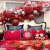 Wedding Room Layout Xi Character Pomegranate Red Balloon Wholesale 10-Inch Proposal Declaration Decorative Birthday Party Balloon Wholesale