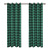 Christmas Plaid Curtain Finished Bedroom Amazon Foreign Trade Cross-Border Holiday Curtain