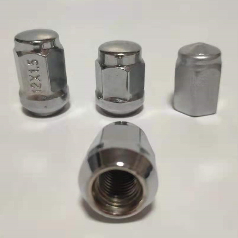 汽车通用轮胎螺母 汽车改装配件 通用轮胎螺丝螺帽M12*1.5*35mm