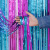 New Tinsel Curtain Door Curtain Holiday Party Dress-up Tassel Rain Silk Door Curtain Podium Background Wall Layout Props