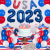 2023 American Independence Day USA Aluminum Balloon 10-Inch Rubber Balloons Party Layout Balloon Set Customization