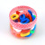 Wish Popular Transparent Boxed Simple Children's Solid Color Hair Ring Ring Girls Jewelry Foreign Trade High Elastic Top Cuft