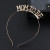 Cross-Border European and American Letter Headband Metal Alloy Headband Mom to Be Headdress Wedding Festival Hair Accessories Can Be Customized