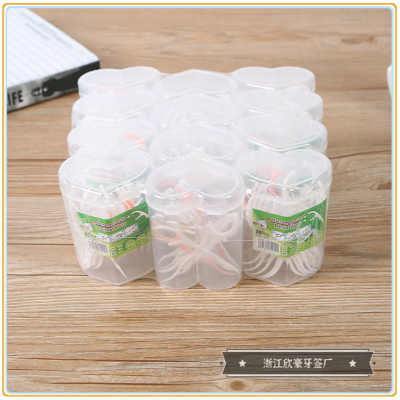 Disposable Ultra-Fine Dental Floss 12 Boxed High Elastic Floss Oral Care Plastic Toothpick