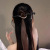 Black Wooden Hairpin Women's Autumn Back Head Updo Gadget Temperament Hairpin High-Grade Simple Retro Hair Clip Headdress