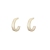 Korean Simple Solid Color Irregular Sterling Silver Needle Earrings for Women New Graceful Online Influencer Affordable Luxury Style Vintage Earrings Trendy