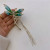 Fashionable All-Match Chinese Style Metal Diamond Tassel Grip Natural Temperament Dragonfly Tassel Back Head Shark Clip Hair Accessories