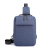 Men's New Shoulder Bag Fashion Casual Bag Chest Bag Oxford Wear-Resistant Waterproof Men's Bag Chest Bag Waist Bag Schoolbag