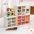 9-GRID Mini Desktop Drawer Storage Box Ins Korean-Style Storage Transparent Jewelry Jiugong Pinpindoudou Hand Account Organizing Cabinet