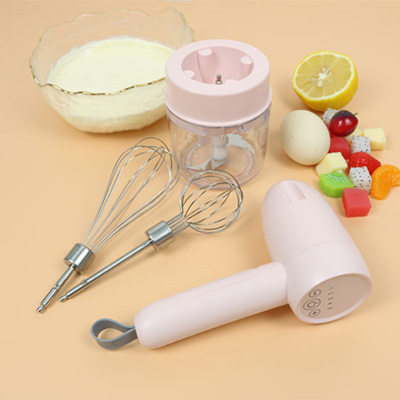 Wireless Electric Whisk Household Mini Cream Automatic Blender Cake Baking Handheld Rechargeable Mixer