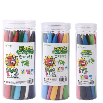 New Children's Non-Dirty Hand Triangle Crayon 12 Colors 24 Colors 36 Colors Student Art Drawing Pen Crayon Wholesale