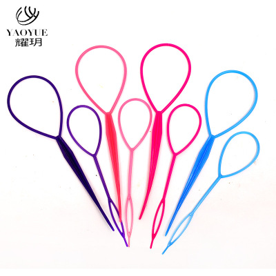 Korean Pattern New Quick Bun Hair Band Plastic Headwear Hair Braiding Set Hair Accessories Tools Hair Pin