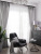 Velvet Gray Curtain Nordic Minimalist Style Shading Bedroom Cozy Living Room Modern Light Luxury Korean Style Fresh