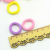 EBay Popular Candy Hair Band Foreign Trade Hair Accessories Children's Colorful High Elastic Nylon Hair Ring Leather Cover Children's Hair Band