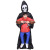 Halloween Funny Skull Ghost Holding Party Carnival Cosplay Stage Dress up Factory Direct Sales