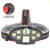 Cross-Border Bright Headlight USB Rechargeable Headlight Outdoor Fishing Headlight LED Work Light 10led Head-Mounted Miner's Lamp