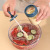 Spoon and Lid Integrated Seasoning Jar Glass Salt Jar Kitchen Seasoning Jar Household Spice Jar Sucrier Salt MSG/Seasoning Can