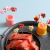 Fruit Fork Set Creative Cute Plastic Fruit Dessert Fork Ins Cartoon Nordic Fruit Toothpick Fruit Plug