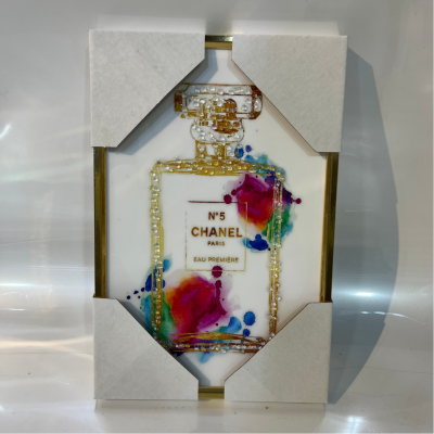 Crystal Porcelain Diamond-Embedded Decorative Painting Crystal Porcelain Decorative Calligraphy and Painting Diamond-Embedded Photo Frame Calligraphy and Painting Abstract Perfume Diamond-Embedded Painting Decorative Calligraphy and Painting