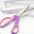 In Stock Wholesale Fabric Shears Triangle Dog Teeth Serrated Dressmaker's Shears Handmade Lace Scissors Arc Wave Scissors